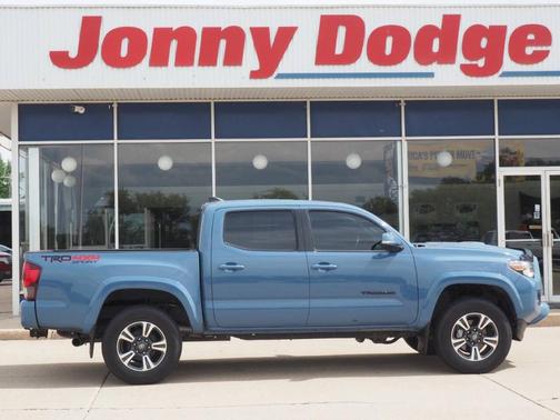 Blue 2019 Toyota Tacoma TRD Sport