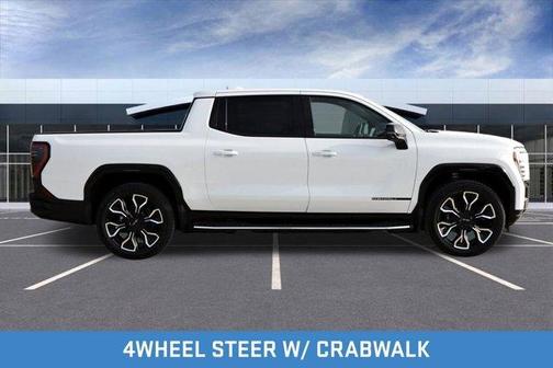Summit White 2025 GMC Sierra EV Denali