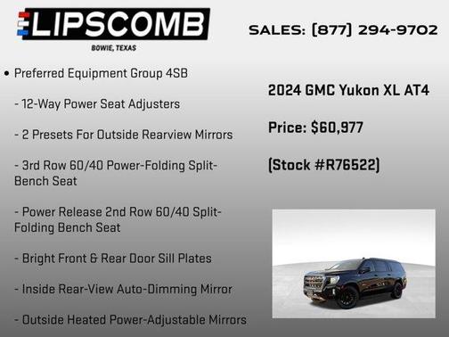 2024 GMC Yukon XL AT4