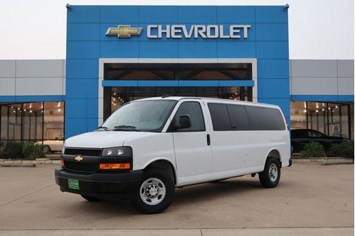 Summit White 2026 Chevrolet Express 3500 LS