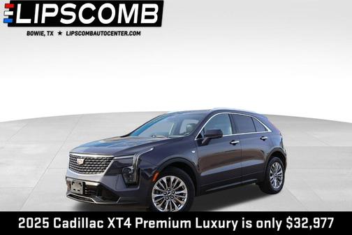 Midnight Sky 2025 Cadillac XT4 Premium Luxury