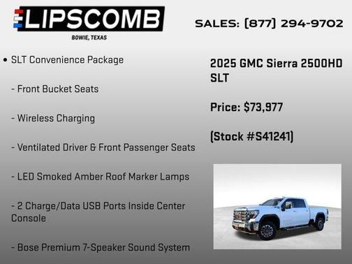 2025 GMC Sierra 2500 SLT