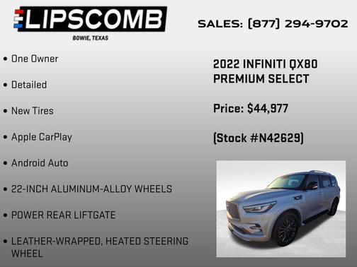 2022 INFINITI QX80 PREMIUM SELECT