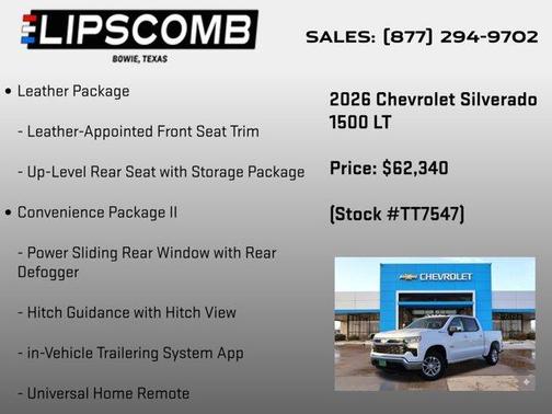 2026 Chevrolet Silverado 1500 LT