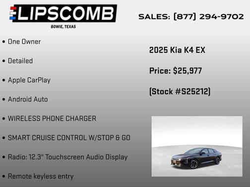2025 Kia K4 EX