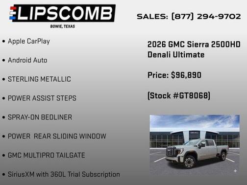 2026 GMC Sierra 2500 Denali Ultimate