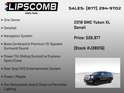 2018 GMC Yukon XL Denali