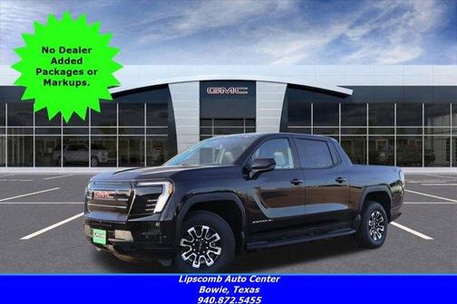 Onyx Black 2026 GMC Sierra EV Standard Range Elevation