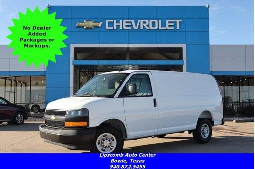 Summit White 2025 Chevrolet Express 2500 Work Van Cargo Van