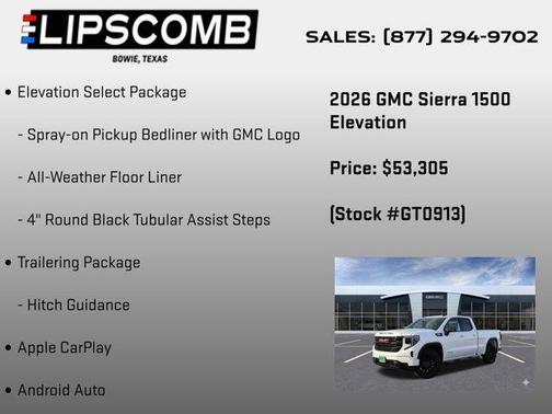 2026 GMC Sierra 1500 Elevation
