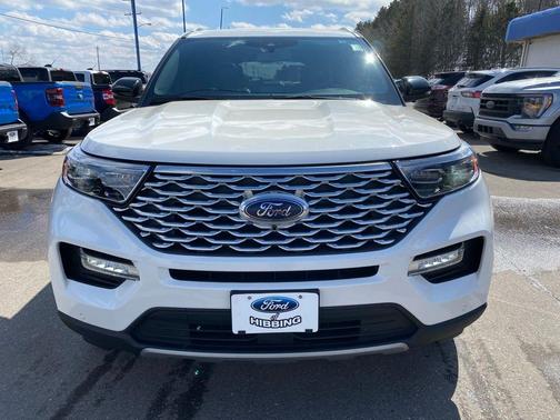 White Metallic 2021 Ford Explorer Platinum