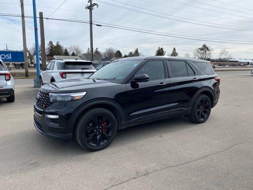 Agate Black Metallic 2021 Ford Explorer ST