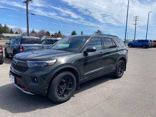 Green Metallic 2023 Ford Explorer Timberline