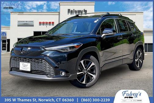 Jet Black 2025 Toyota Corolla Hybrid SE