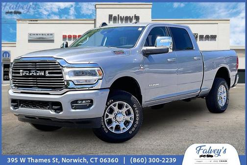 Billet Silver Metallic Clearcoat 2024 RAM 2500 Laramie Crew Cab 4x4 6'4' Box