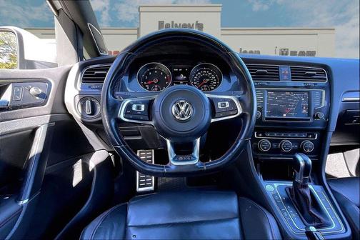 Pure White 2016 Volkswagen Golf GTI 2.0T Autobahn w/Performance Package 4-Door