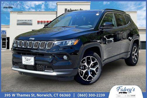 Diamond Black Crystal Pearlcoat 2025 Jeep Compass Limited