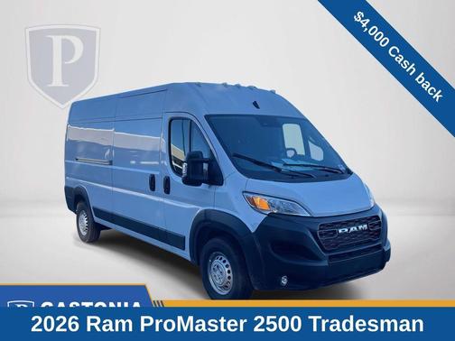 Bright White Clearcoat 2026 RAM ProMaster 2500 High Roof