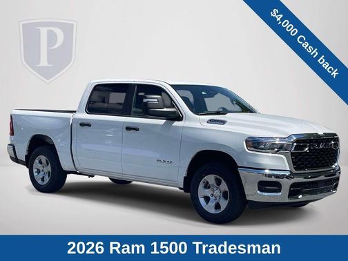 Bright White Clearcoat 2026 RAM 1500 Tradesman