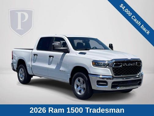 Bright White Clearcoat 2026 RAM 1500 Tradesman