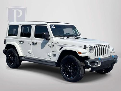 Bright White Clearcoat 2022 Jeep Wrangler Unlimited 4xe Sahara