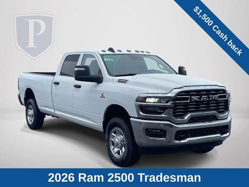 Bright White Clearcoat 2026 RAM 2500 Tradesman