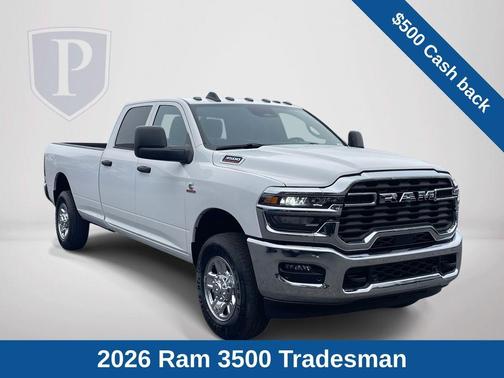 Bright White Clearcoat 2026 RAM 3500 Tradesman