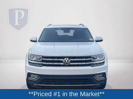 Pure White 2019 Volkswagen Atlas 3.6L SEL Premium