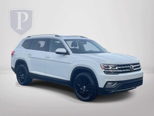 Pure White 2019 Volkswagen Atlas 3.6L SEL Premium