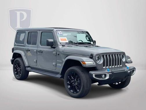 Sting Gray Clearcoat 2023 Jeep Wrangler 4xe Sahara
