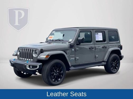 Sting Gray Clearcoat 2023 Jeep Wrangler 4xe Sahara