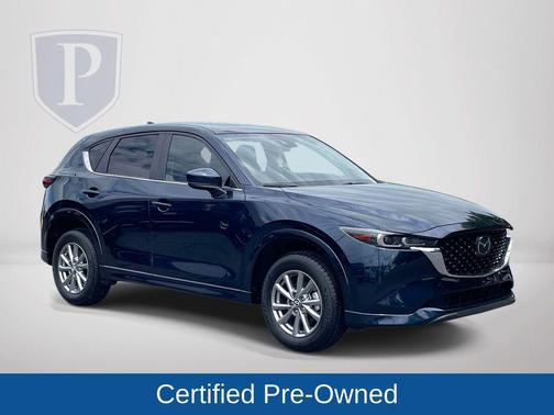 Deep Crystal Blue Mica 2025 Mazda CX-5 2.5 S Preferred Package