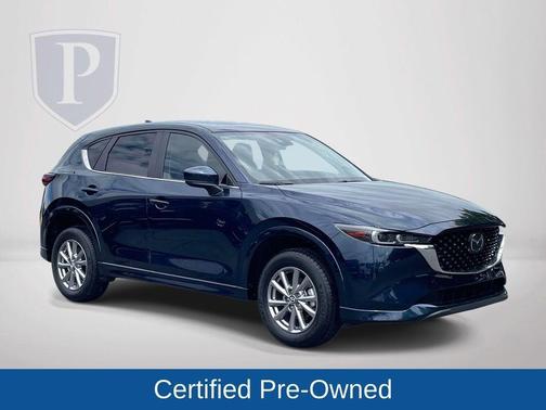 Deep Crystal Blue Mica 2025 Mazda CX-5 2.5 S Preferred Package