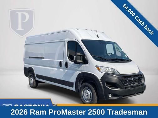 Bright White Clearcoat 2026 RAM ProMaster 2500 High Roof