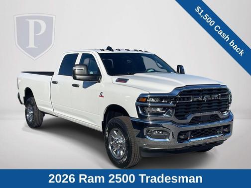 Bright White Clearcoat 2026 RAM 2500 Tradesman