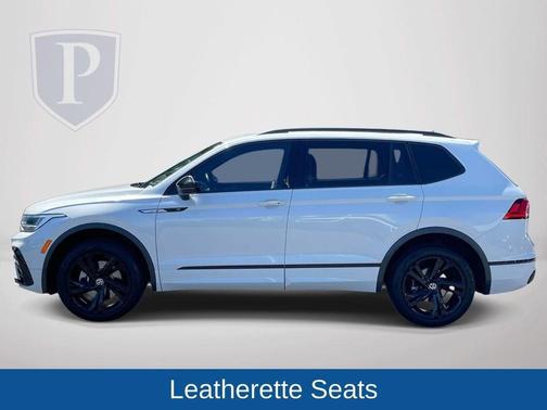 Opal White Pearl Effect 2024 Volkswagen Tiguan 2.0T SE R-Line Black