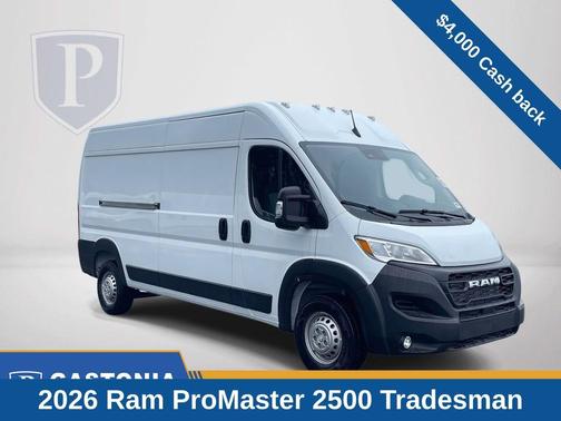 Bright White Clearcoat 2026 RAM ProMaster 2500 High Roof