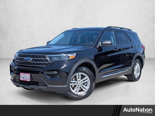 Agate Black Metallic 2023 Ford Explorer XLT