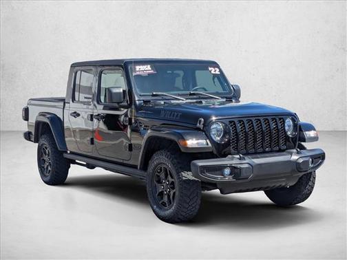 Black Clearcoat 2022 Jeep Gladiator Willys 4x4