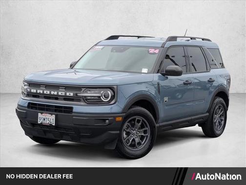 Azure Gray Metallic Tri-Coat 2024 Ford Bronco Sport Big Bend