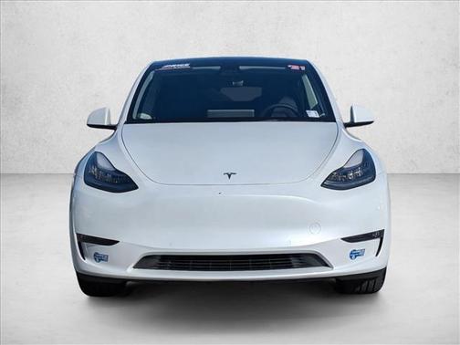 Pearl White Multi-Coat 2021 Tesla Model Y Long Range Dual Motor All-Wheel Drive