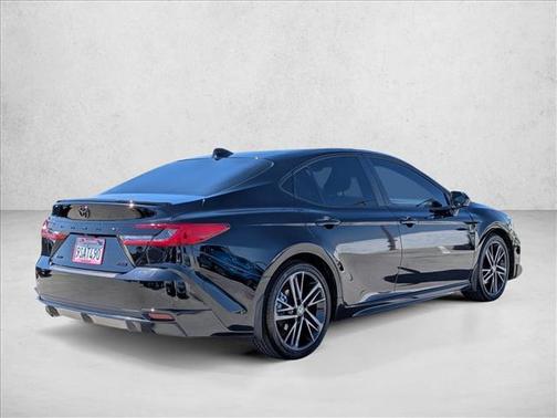 Midnight Black Metallic 2025 Toyota Camry XSE