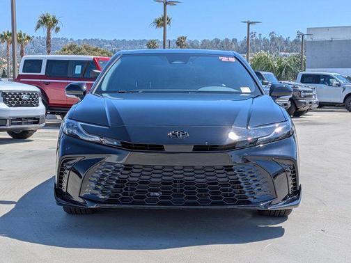Midnight Black Metallic 2025 Toyota Camry XSE