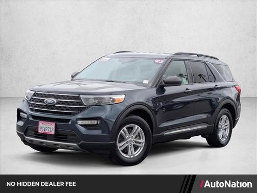 Stone Blue Metallic 2023 Ford Explorer XLT