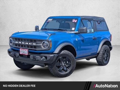 Velocity Blue Metallic 2024 Ford Bronco Black Diamond