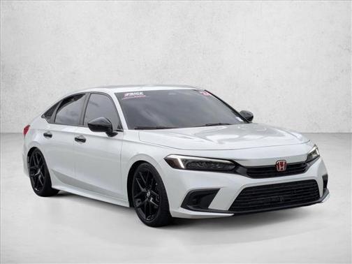 Platinum White Pearl 2024 Honda Civic Sport