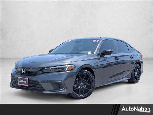 Meteorite Gray Metallic 2024 Honda Civic Sport
