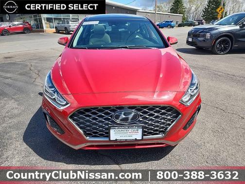 Scarlet Red 2019 Hyundai SONATA Limited