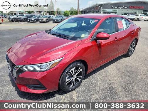 Scarlet Ember Tintcoat 2023 Nissan Sentra SV
