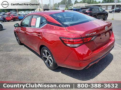Scarlet Ember Tintcoat 2023 Nissan Sentra SV